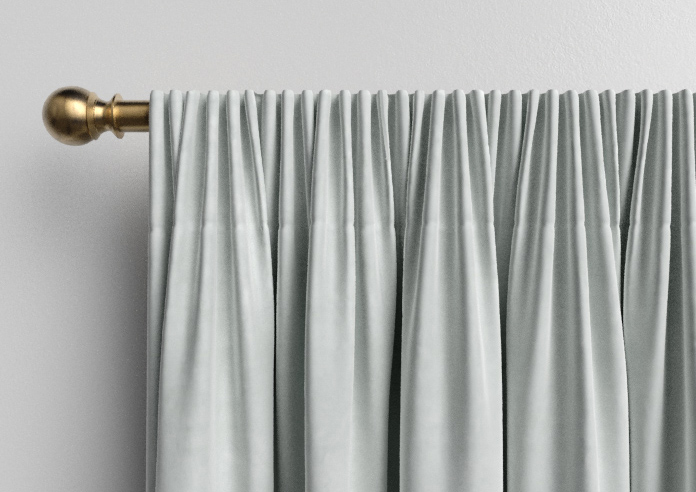Odessa Velvet, Silver - Made to Measure Curtains - Image 9